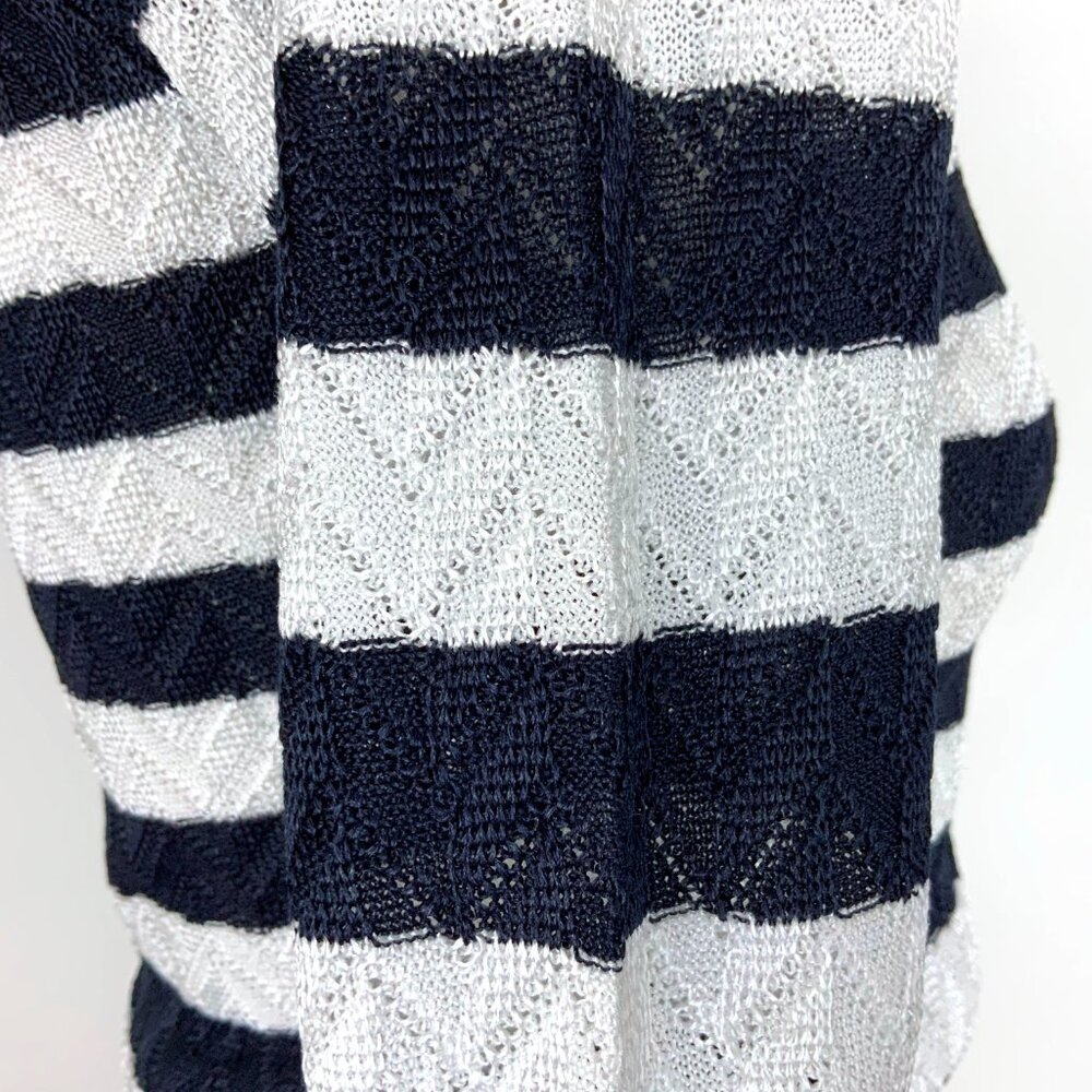 New Veronica Beard Lisbeth Nvy & White Striped Knit Top Sz XS - Picture 16 of 16